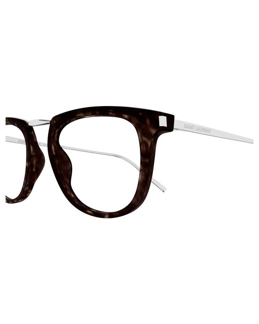 Saint Laurent Black Sl 753 Opt 002 Optical Frames Acetate Transparent Round