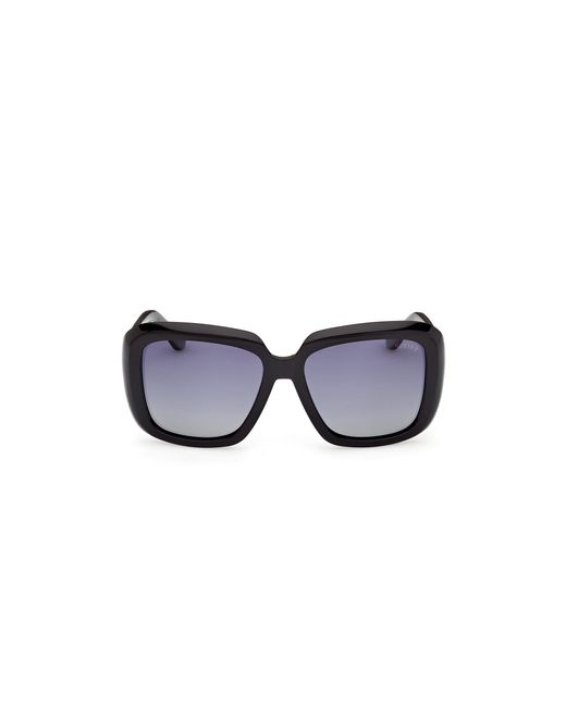 Guess Black Gu00288 01D Sunglasses Injected Smoke Squared Polarized
