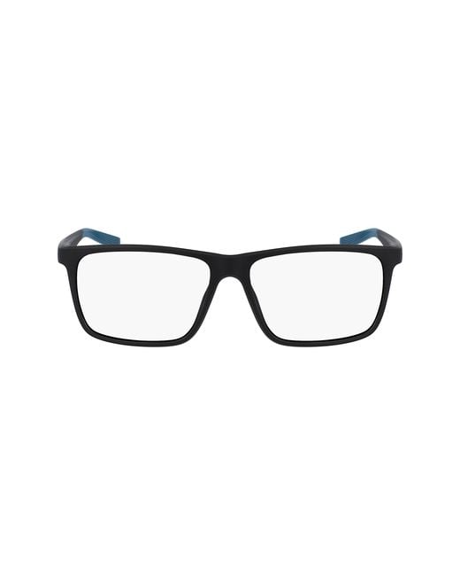 Nike Black 7116 034 Optical Frames Plastic Squared Photochromatic