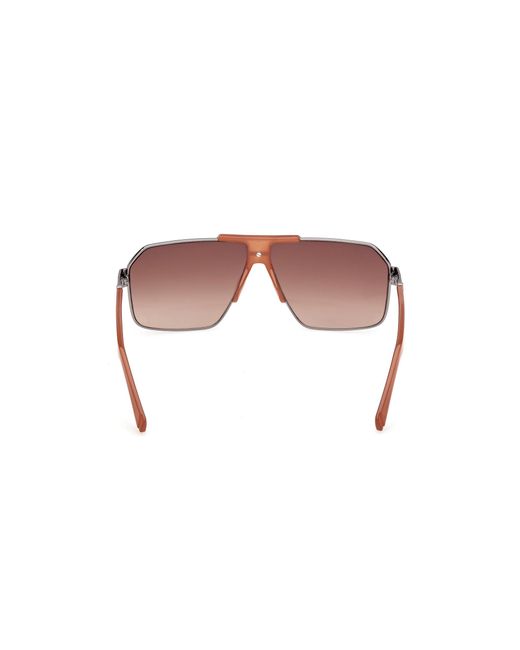 Guess Black Gu00305 08F Sunglasses Metal Squared Normal for men