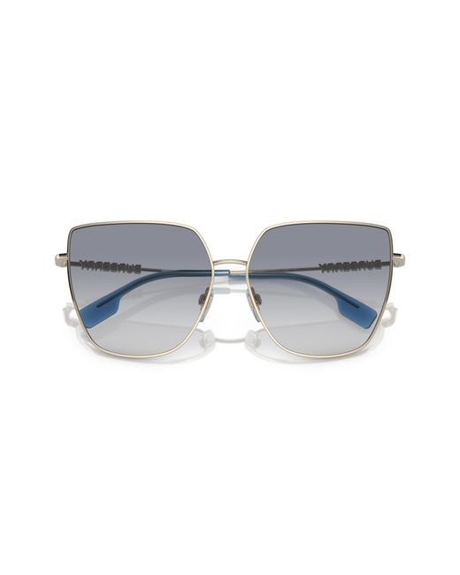 Burberry Black Be3143 110979 Sunglasses Metal Squared Shaded