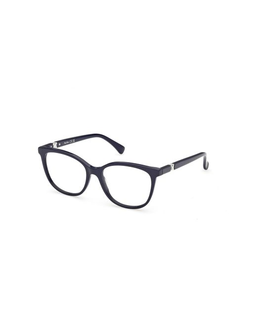 Max Mara Black Mm5239 001 Optical Frames Acetate Round Normal