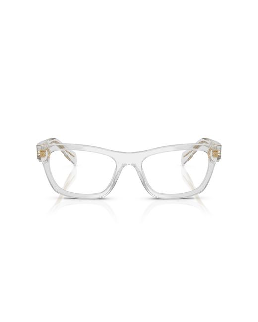 Prada Black Pr B01V 12R1O1 Optical Frames Acetate Butterfly Normal