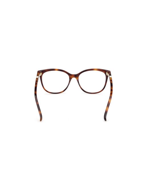 Max Mara Black Mm5238 052 Optical Frames Acetate Round Normal