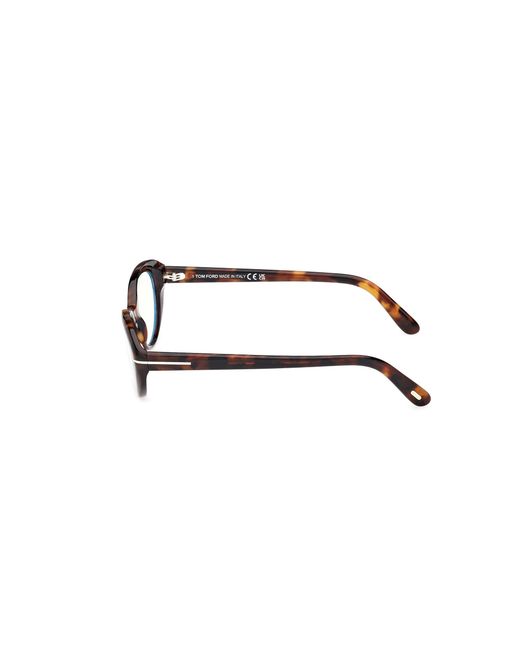 Tom Ford Black Ft6092-B 052 Optical Frames Acetate Round Normal