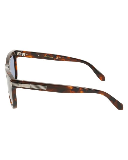 Ferragamo Black Sf2088S 240 Sunglasses Acetate Squared Normal for men