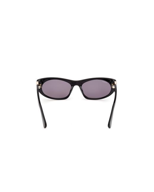 MAX&Co. Black Mo0151 01A Sunglasses Acetate Smoke Cat Eye Normal