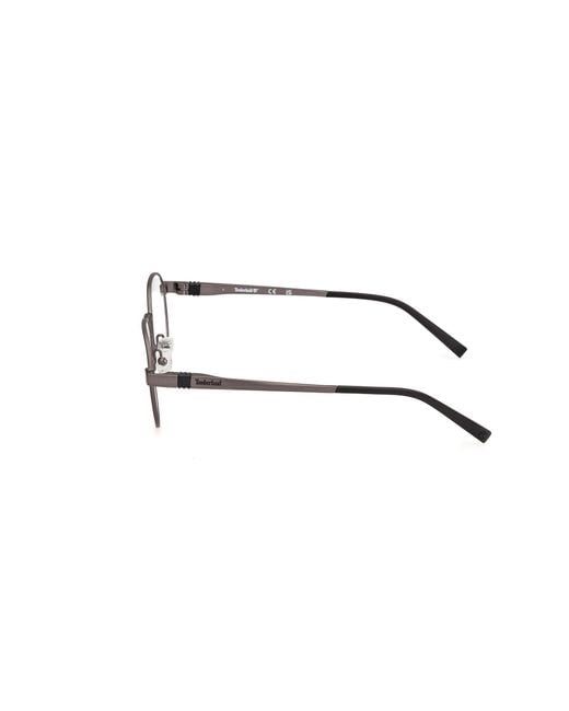 Timberland Black Tb50028 007 Optical Frames Metal Round Normal for men