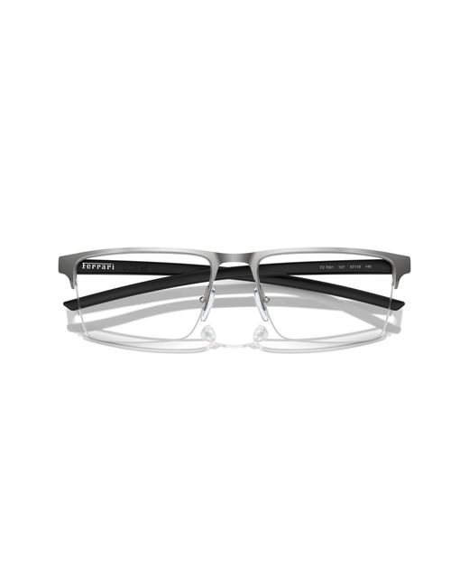 FERRARI SCUDERIA Black Fz7001 107 Optical Frames Metal Pillow Normal for men