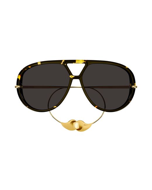 Bottega Veneta Black Bv1273S 005 Sunglasses Acetate Oversize Normal