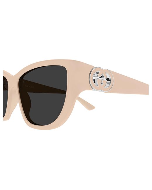 Gucci Black Gg2122S 004 Sunglasses Injected Cat Eye