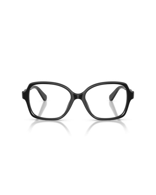 Swarovski Black Sk2063 1001 Optical Frames Acetate Transparent Squared Normal