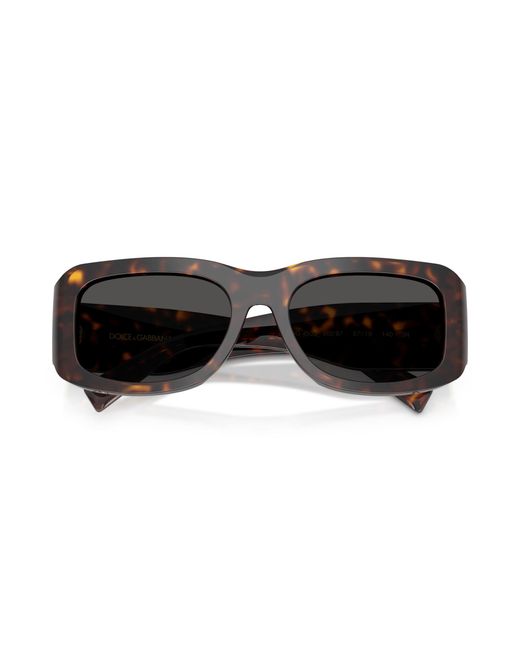Dolce & Gabbana Black Dg4503 502/87 Sunglasses Acetate Squared Normal for men