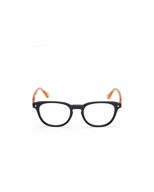 Web Black We5455 092 Optical Frames Acetate Round Normal for men