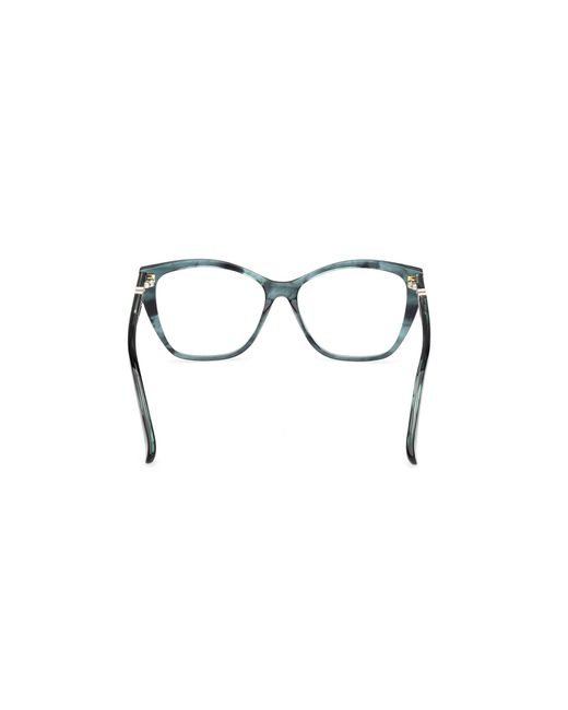 Max Mara Black Mm5036 98A Optical Frames Acetate Squared Normal