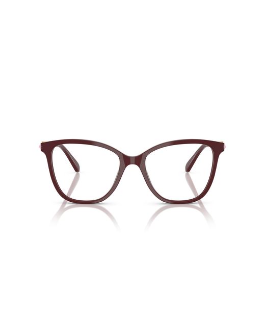Swarovski Black Sk2020 1008 Optical Frames Acetate Squared Normal