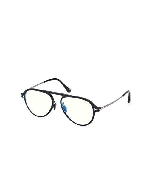 Tom Ford Black Ft5972-B 005 Optical Frames Pilot Normal for men