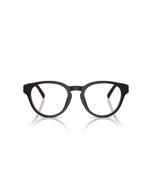 FERRARI SCUDERIA Black Fz8022U 744 Optical Frames Acetate Round Normal for men