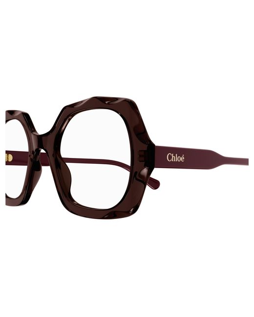 Chloé Black Ch0228O 002 Optical Frames Acetate Transparent Squared