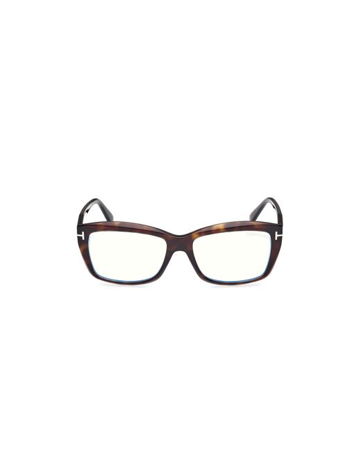 Tom Ford Black Ft6065-B 052 Optical Frames Acetate Squared Normal