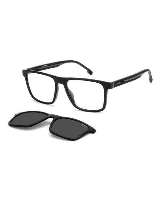 Carrera Black Ca8061/Cs 08A/M9 Sunglasses Injected Squared Polarized Clip-On for men