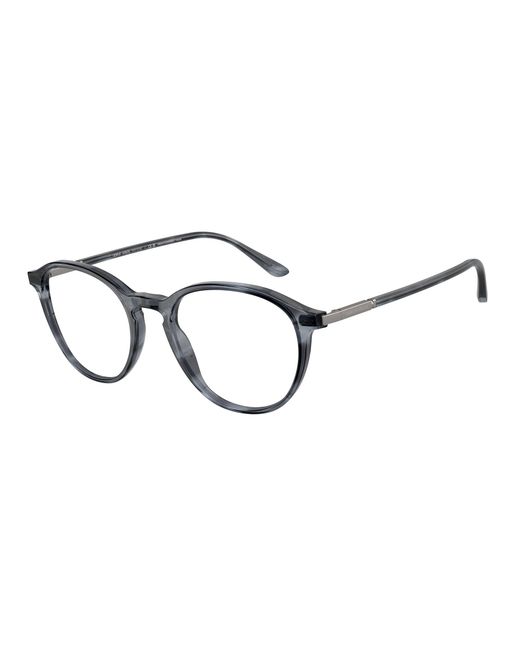 Giorgio Armani Black Ar7237 5986 Optical Frames Acetate Transparent Pantos Normal for men