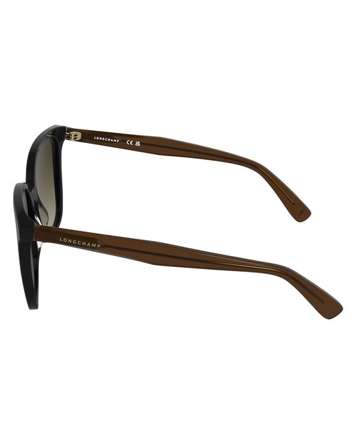 Longchamp Black Lo807S 001 Sunglasses Acetate Squared Normal