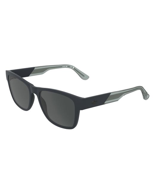 Lacoste Black L6084S 035 Sunglasses Bio-Injected Smoke Squared Normal for men