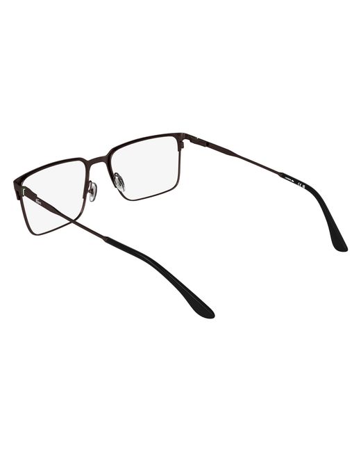 Lacoste Black L2321 601 Optical Frames Metal Squared Normal for men