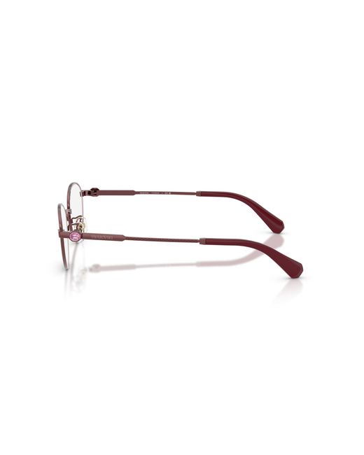 Swarovski Black Sk1028Td 4040 Optical Frames Titanium Round Normal