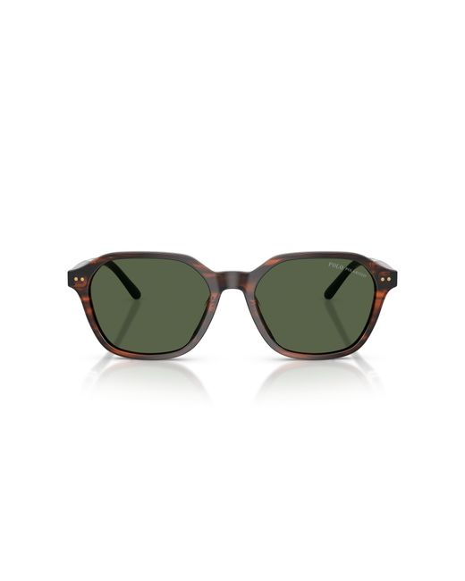 Polo Ralph Lauren Green Ph4234U 63159A Sunglasses Acetate Geometric Polarized for men