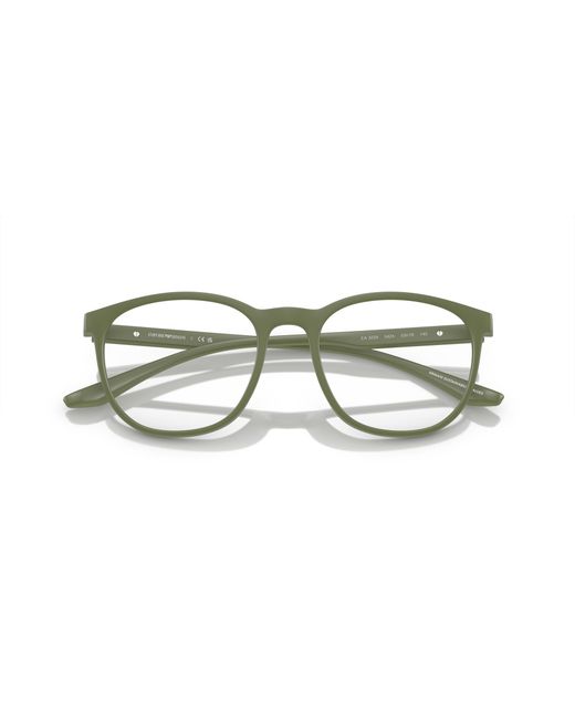 Emporio Armani Black Ea3229 5424 Optical Frames Injected Transparent Pantos Normal for men