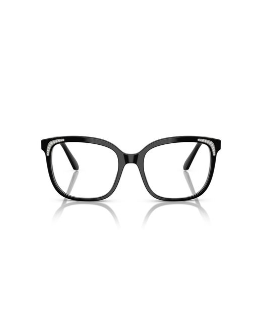 Swarovski Black Sk2033 1001 Optical Frames Acetate Butterfly Normal