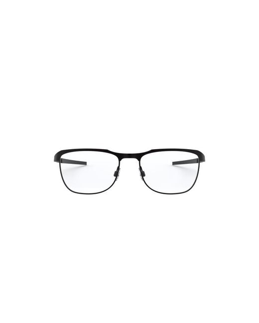 Oakley Black Ox3244 Tail Pipe 324401 Optical Frames Metal Squared Normal for men