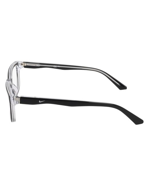 Nike Black 7181 010 Optical Frames Acetate Squared Normal for men