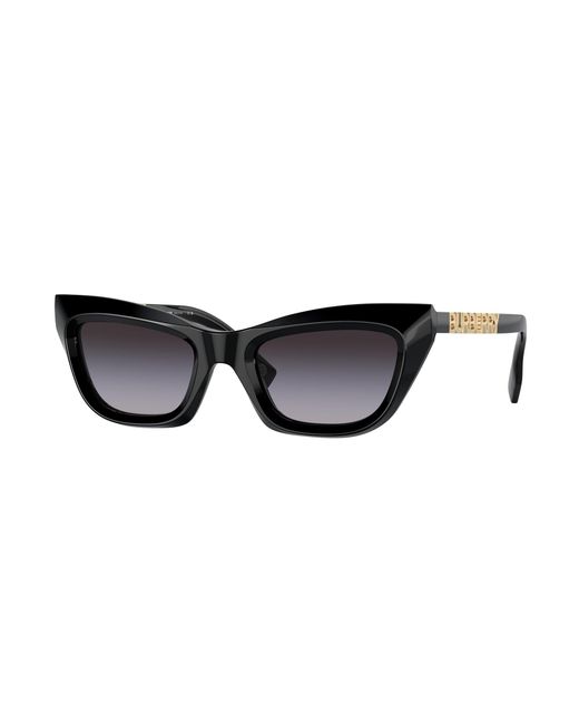 Burberry Black Be4409 30018G Sunglasses Acetate Cat Eye Normal Shaded