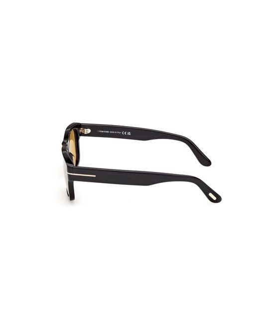 Tom Ford Black Ft1303 Smith-02 01E Sunglasses Acetate Squared Normal for men