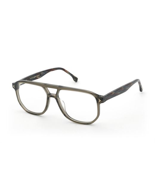 Lozza Black Vl4404 Arezzo 5 0Alv Optical Frames Acetate Squared for men