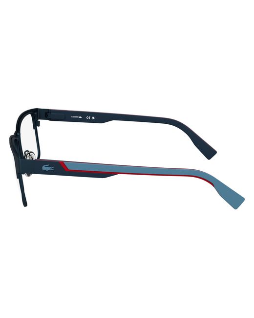 Lacoste Black L2307Mag-Set 424 Optical Frames Metal Squared Normal for men