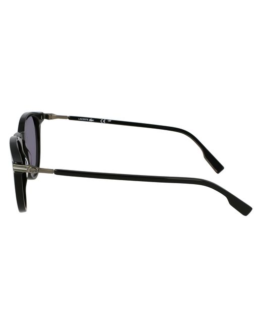 Lacoste Black L6034S 001 Sunglasses Acetate Round Normal Normal for men