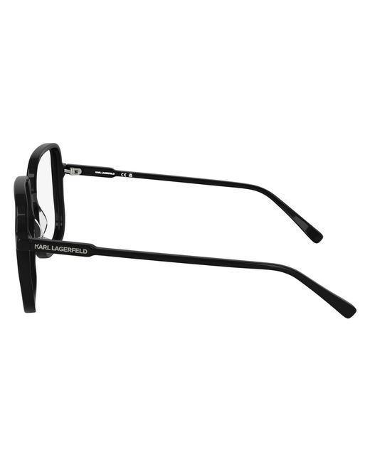Karl Lagerfeld Black Kl6192 001 Optical Frames Acetate Squared Normal