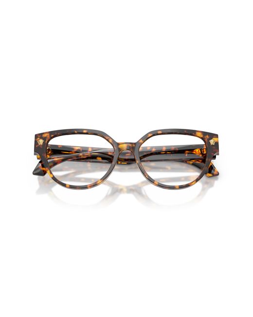 Versace Black Ve3394D 5514 Optical Frames Acetate Transparent Cat Eye Normal