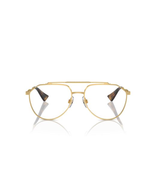 Dolce & Gabbana Black Dg1353 02 Optical Frames Metal Transparent Pilot Normal for men