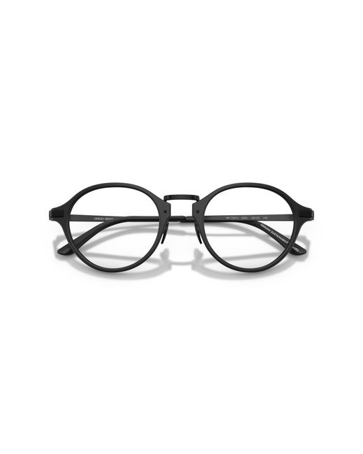 Giorgio Armani Black Ar7287 5009 Optical Frames Acetate Transparent Pantos Normal for men