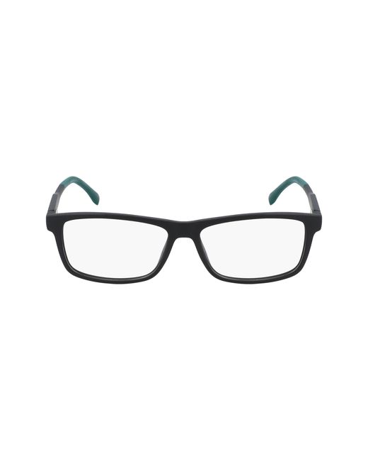 Lacoste Black L2876 N 001 Optical Frames Bio-Injected Squared Normal for men