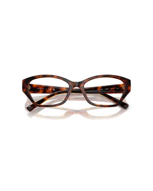 Vogue Eyewear Black Vo5608 W656 Optical Frames Nylon Cat Eye Normal