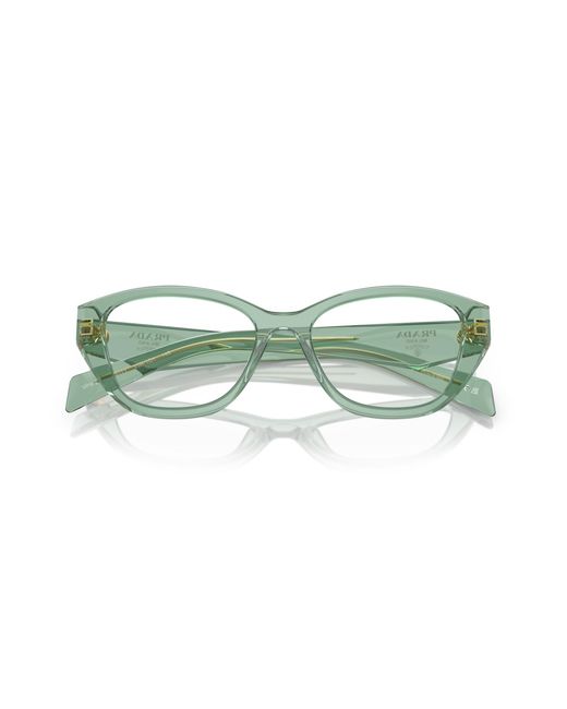 Prada Black Pr 21Zv 11R1O1 Optical Frames Acetate Geometric Normal