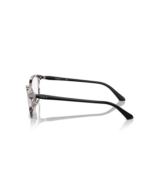 Vogue Eyewear Black Vo5378 3076 Optical Frames Injected Transparent Pillow Normal