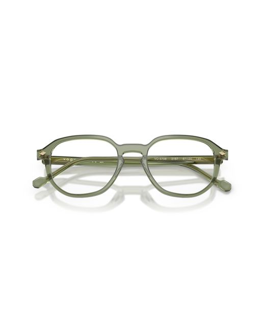 Vogue Eyewear Black Vo5708 3187 Optical Frames Acetate Transparent Geometric Normal for men