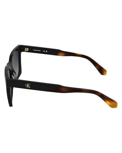 Calvin Klein Black Ckj26606S 001 Sunglasses Acetate Smoke Cat Eye Normal